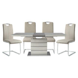 Homelegance - Glissand 5 Piece Rectangular Dining Table Set - 5599-71-5
