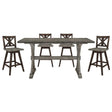 Amsonia 5 Piece Counter Height Dining Set 5602-36-5Set | Homelegance