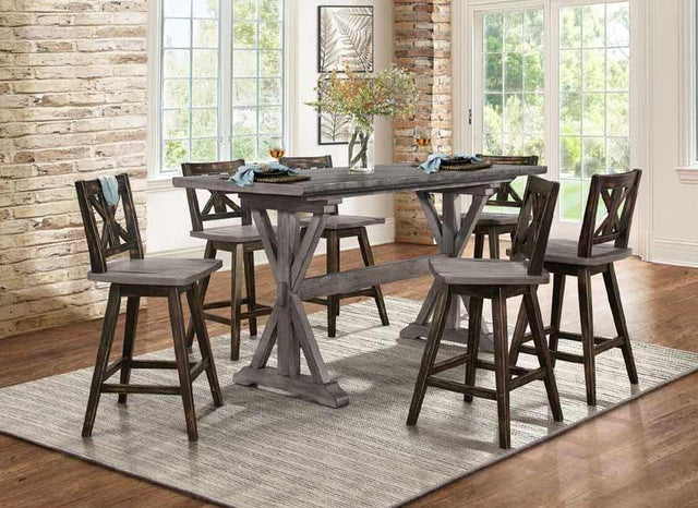 Amsonia 7 Piece Counter Height Dining Set 5602 - 36 - 7Set | Homelegance | Home Elegance USA