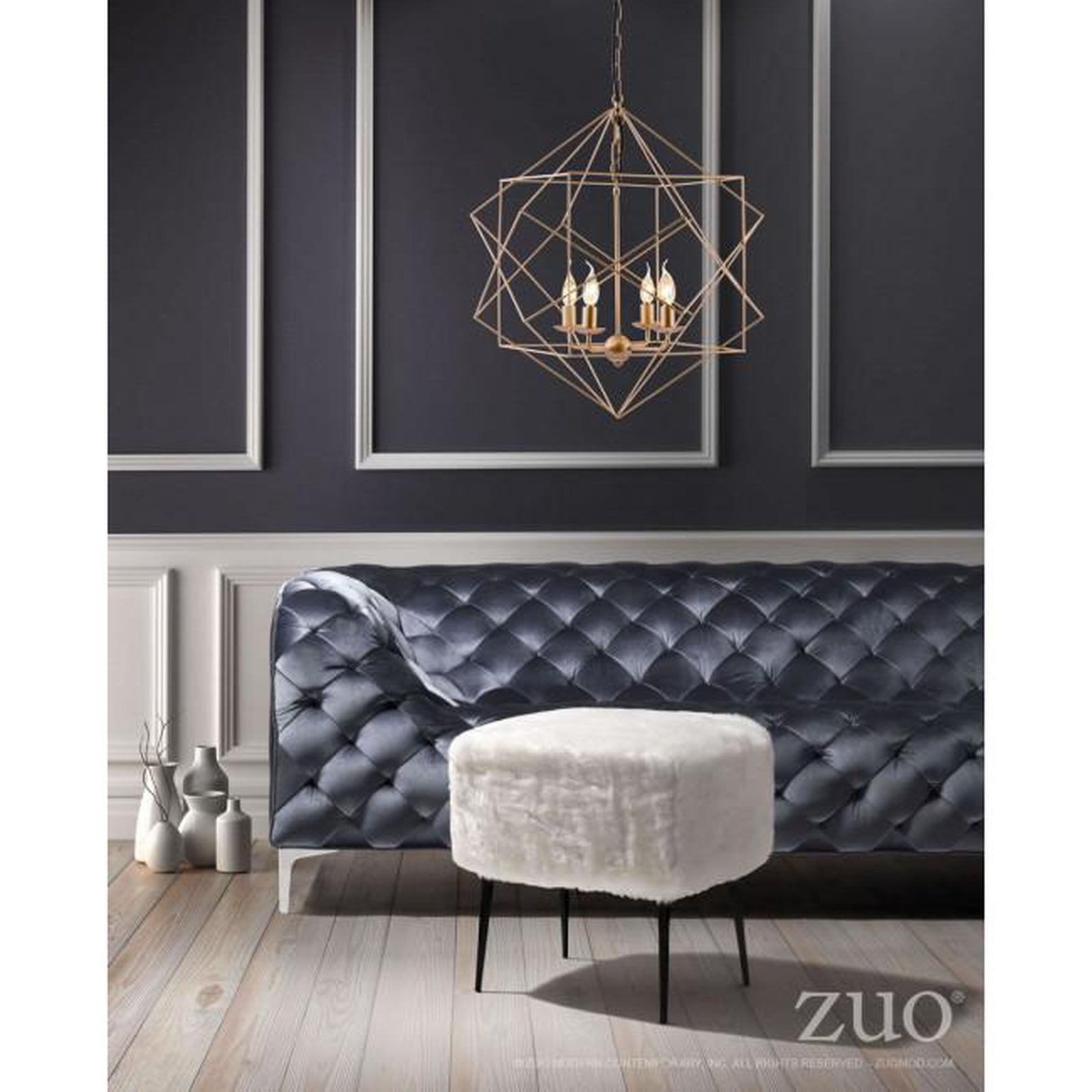 Zuo Penta Ceiling Lamp Gold