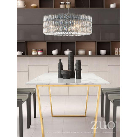 Zuo Jena Ceiling Lamp Chrome