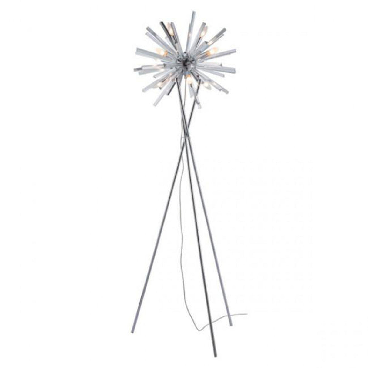 Zuo Savoy Floor Lamp Chrome