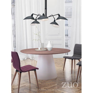 Zuo Desden Ceiling Lamp Black