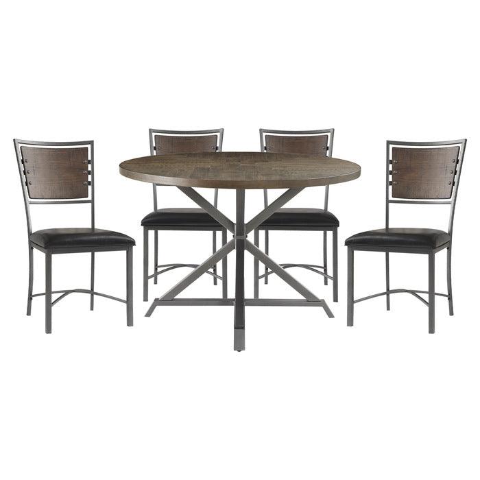 Homelegance - Fideo 5 Piece Round Dining Set - 5606-45Rd-5Set