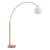 Zuo Griffith Floor Lamp Brushed Brass