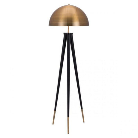 Zuo Mascot Floor Lamp Brass & Black