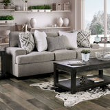 Polly - Sofa & Loveseat - Light Gray - Home Elegance USA