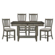 Granby 5 Piece Dining Room Set In Antique Gray 5627Gy-36-5Set | Homelegance