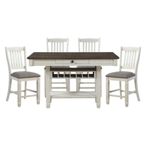 Granby 5 Piece Dining Room Set In Antique Gray 5627Nw-36-5Set | Homelegance