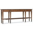 Skinny Console Table Medium Wood with 2 Drawers – Hooker Furniture