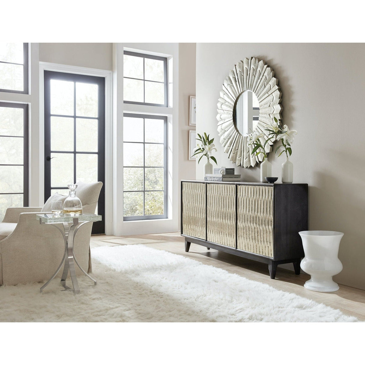 Hooker Furniture Shimmer Three-Door Credenza