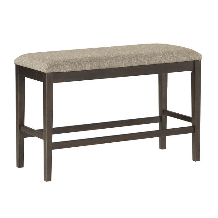 Homelegance - Balin Counter Height Bench In Dark Brown - 5716-24Bh