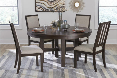 Homelegance - Josie 5 Piece Dining Room Set In Espresso - 5718-60-5Set