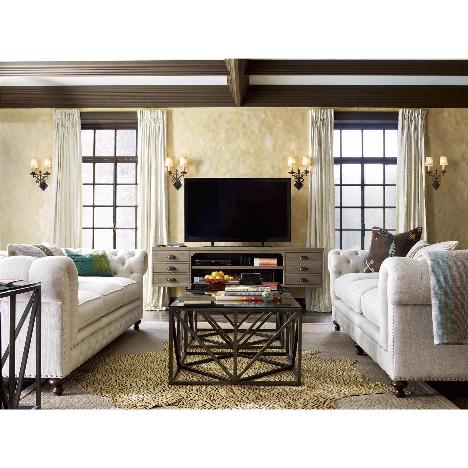 Authenticity Truss Square End Table | Universal
