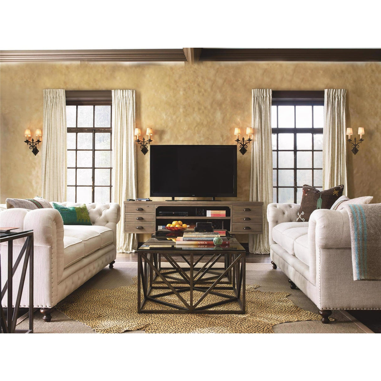 Authenticity Truss Square Cocktail Table | Universal | Home Elegance USA