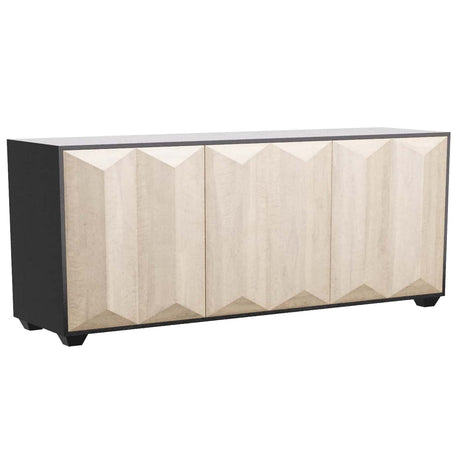 Sapphire Credenza – Chamois Gray Eucalyptus Veneer & Ebony Oak Veneer | Arteriors