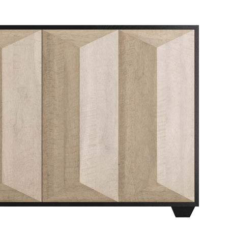 Sapphire Credenza – Chamois Gray Eucalyptus Veneer & Ebony Oak Veneer | Arteriors