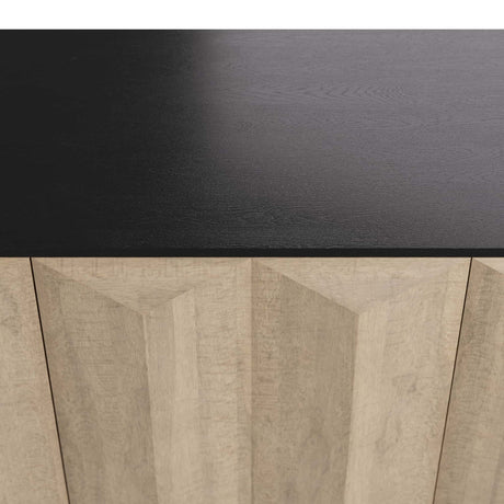 Sapphire Credenza – Chamois Gray Eucalyptus Veneer & Ebony Oak Veneer | Arteriors