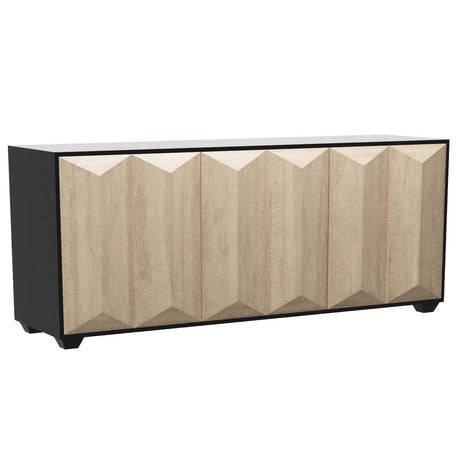 Sapphire Credenza – Chamois Gray Eucalyptus Veneer & Ebony Oak Veneer | Arteriors