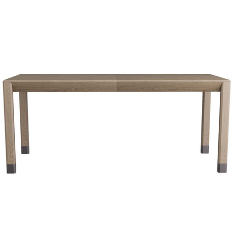 Arteriors Springer Dining Table in Tortoise Oak Veneer & Bronze Brass