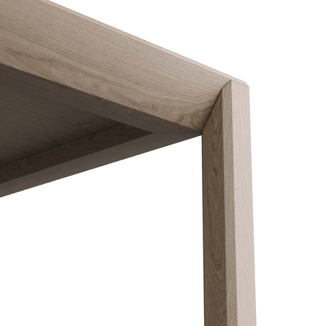 Arteriors Springer Dining Table in Tortoise Oak Veneer & Bronze Brass