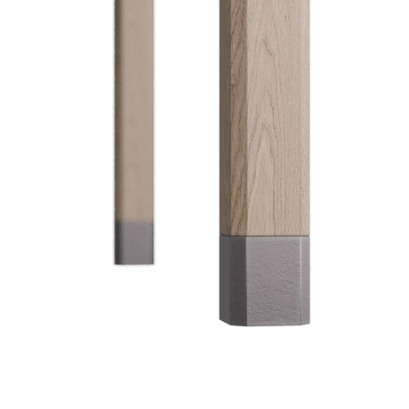 Arteriors Springer Dining Table in Tortoise Oak Veneer & Bronze Brass
