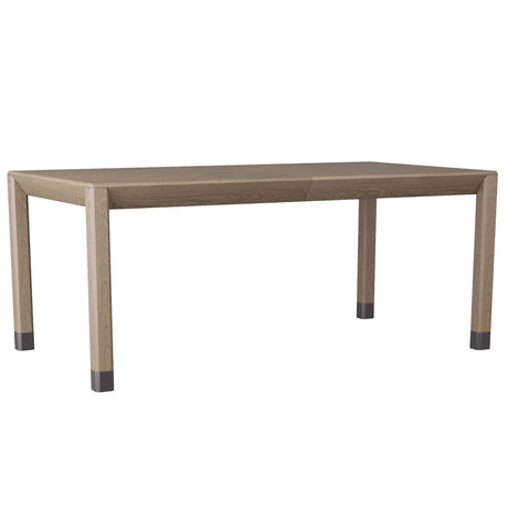 Arteriors Springer Dining Table in Tortoise Oak Veneer & Bronze Brass