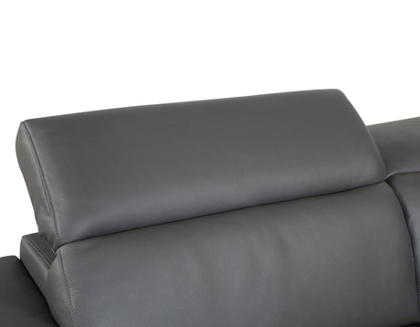 Top Grain Italian Leather Chair - Home Elegance USA