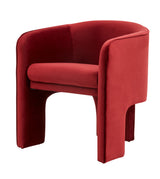 Modrest Kyle Modern Burnt Orange Accent Chair - Home Elegance USA