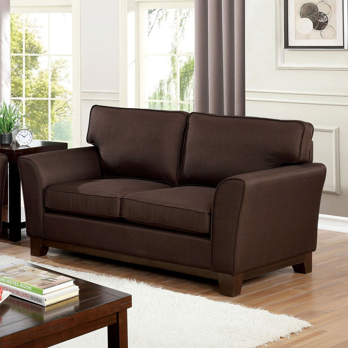 Caldicot - Sofa & Loveseat - Brown | Home Elegance USA