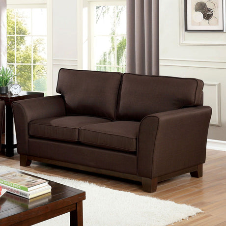 Caldicot - Sofa & Loveseat - Brown - Home Elegance USA