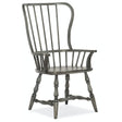 Ciao Bella Spindle Back Arm Chair Speckled Gray – Hooker Furniture