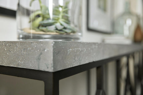 Hooker Furniture Ciao Bella Metal And Faux Concrete Console Table