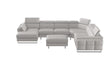 Sectional Left In Light Grey - 582-Sectional Left | ESF