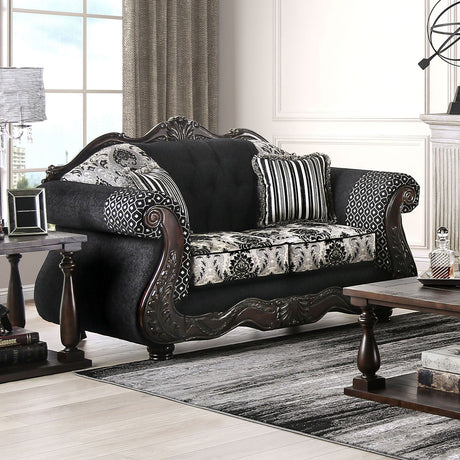 Ronja - Sofa & Loveseat - Black - Home Elegance USA