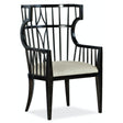 Sanctuary Couture Host Chair Noir Upholstered – Hooker Furniture