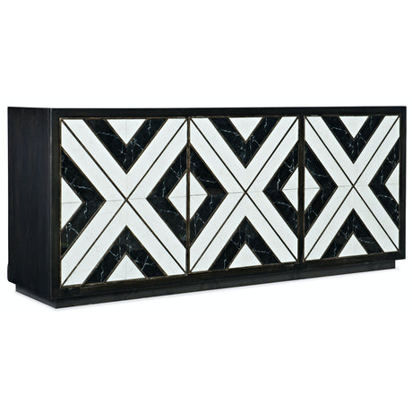 Hooker Furniture Sanctuary Noir Et Blanc Entertainment Console