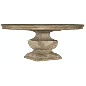 Castella 72-Inch Round Urn Dining Table Antique Slate Finish – Hooker Furniture
