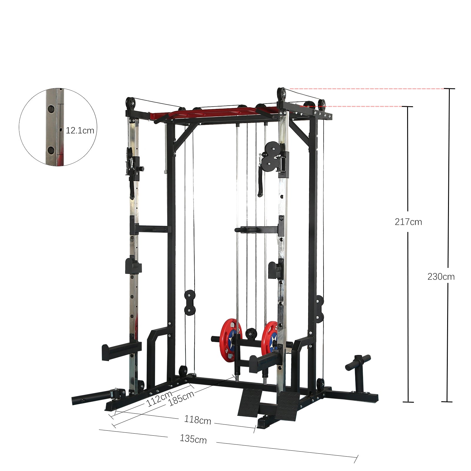 Cage discount weight rack