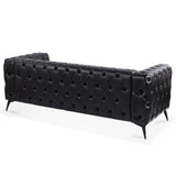 84.06 Inch Width Traditional Square Arm removable cushion 3 seater Sofa - W68041369 - image - 7