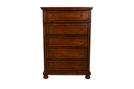 Galaxy Home Austin Chest Made with Wood in Dark Walnut Color - Home Elegance USA