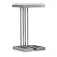 Melange Marin Drink Table Pewter & White Onyx – Hooker Furniture