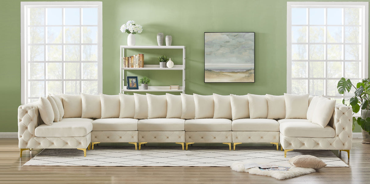 Tremblay - Modular Sectional 8 Piece - Cream - Home Elegance USA