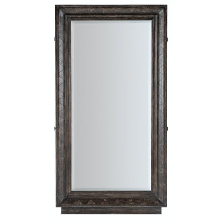 Hooker Furniture Traditions Floor Mirror With Jewelry Storage