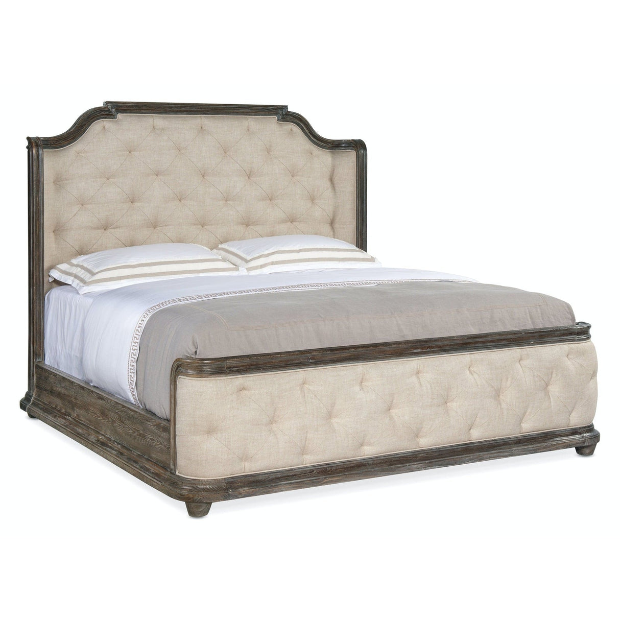 Hooker Furniture Traditions Upholstery Panel Bed