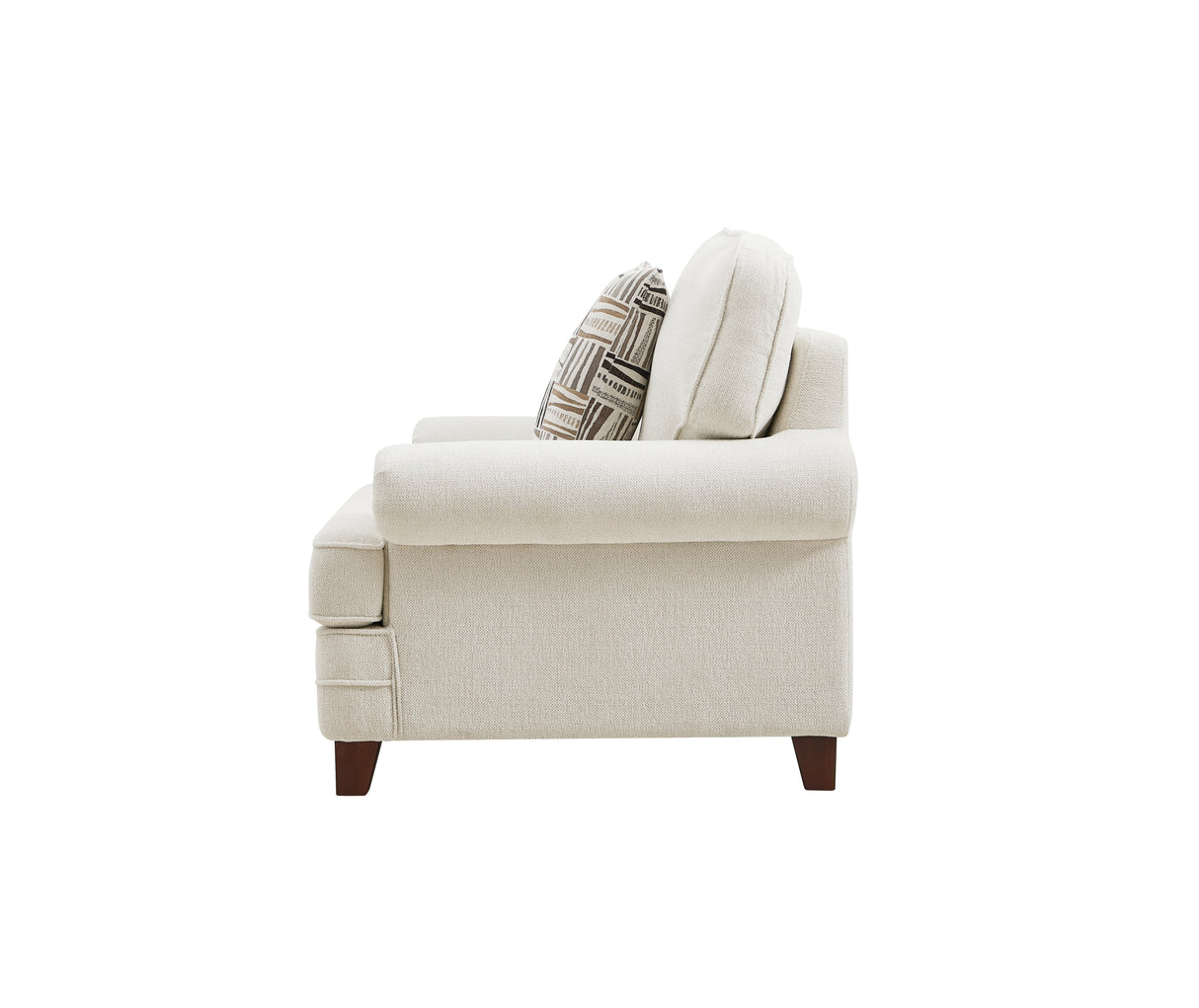 One seat sofa - beige chenille Home Elegance USA