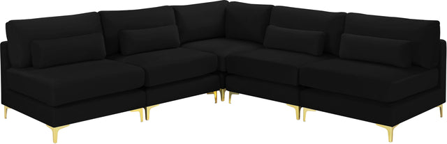 Julia - Modular Sectional - Black - Fabric - Home Elegance USA