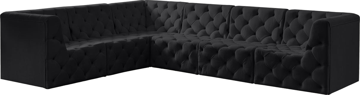 Tuft - Modular Sectional 6 Piece - Black - Fabric - Home Elegance USA