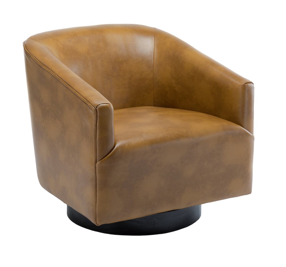 Garland Camel Wood Base Swivel Chair - Home Elegance USA