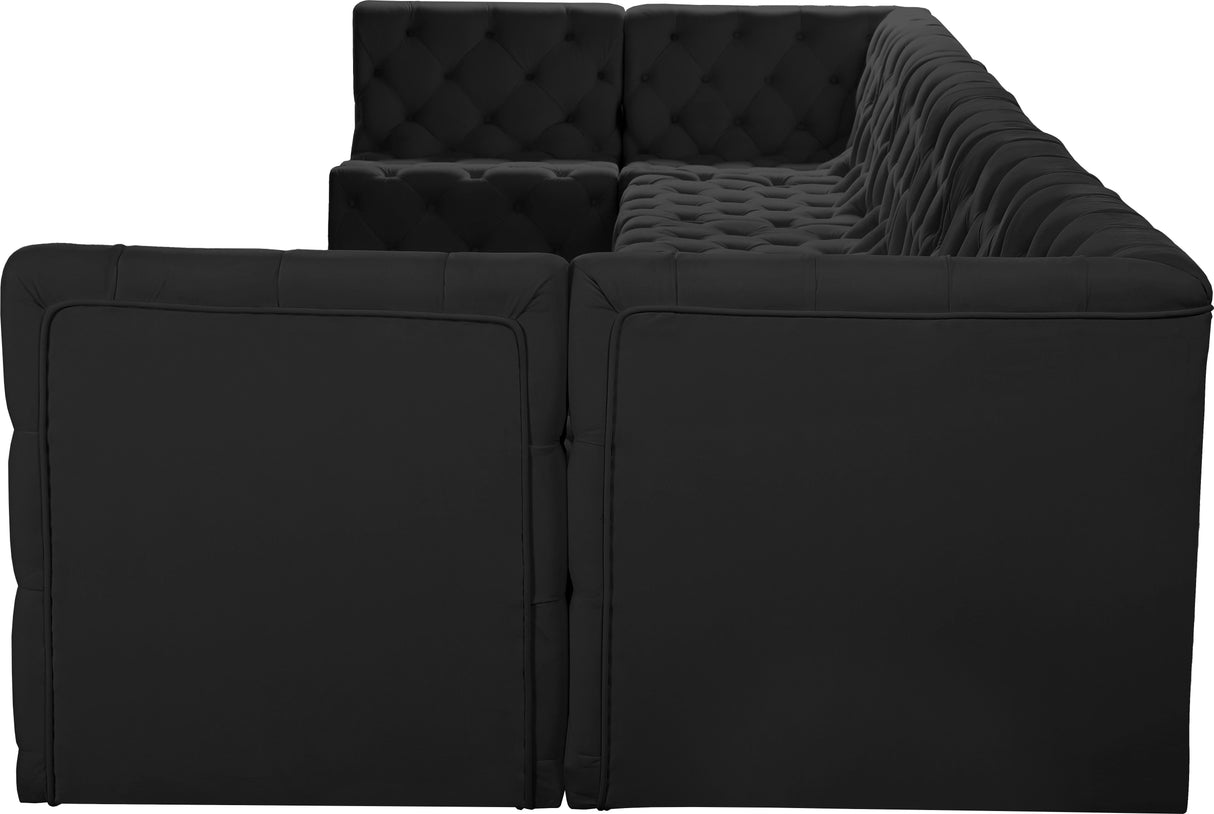 Tuft - Modular Sectional 8 Piece - Black - Modern & Contemporary - Home Elegance USA